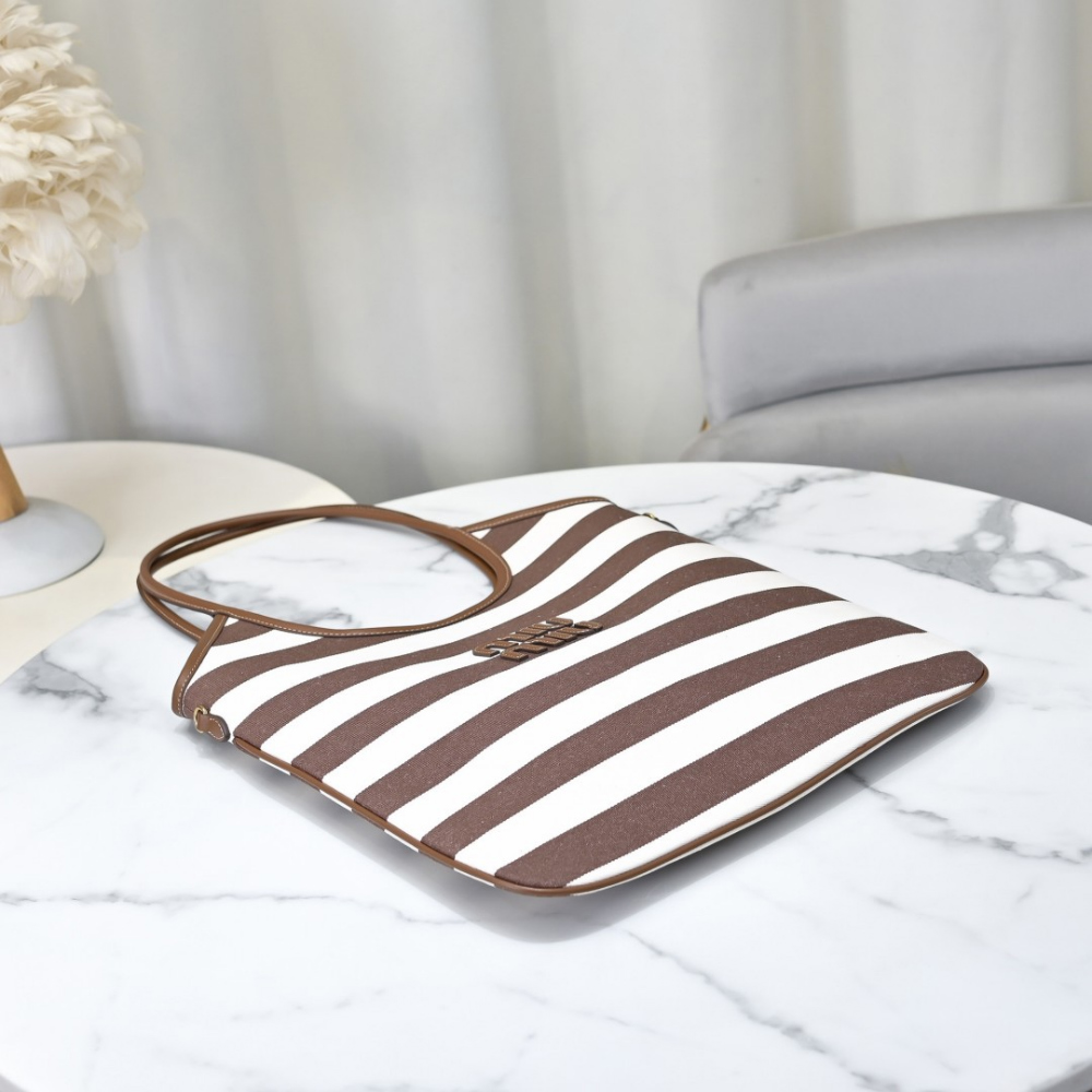 Miu Miu Miu Miu Ivy Canvas Leather 레플리카 4번 이미지 - Bag | 세미샵 레플리카 사이트