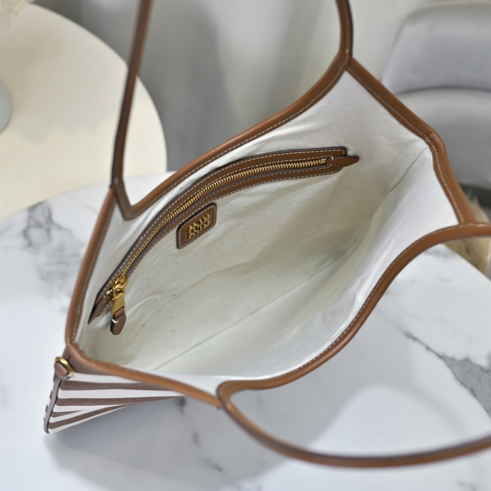 Miu Miu Miu Miu Ivy Canvas Leather 레플리카 7번 이미지 - Bag | 세미샵 레플리카 사이트