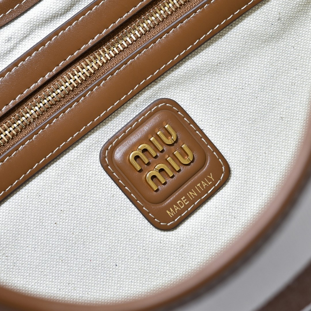 Miu Miu Miu Miu Ivy Canvas Leather 레플리카 8번 이미지 - Bag | 세미샵 레플리카 사이트