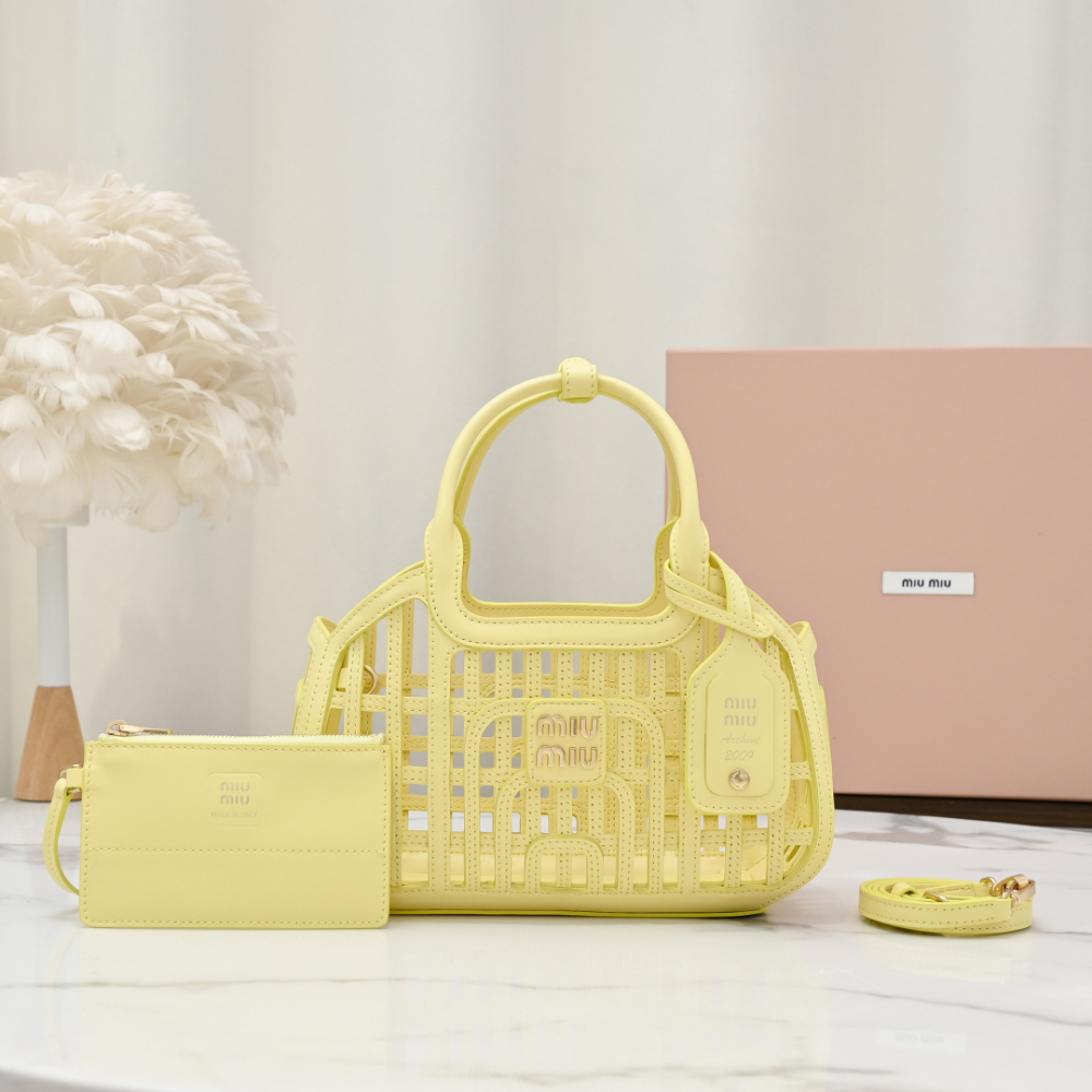 Miu Miu Miu Miu Leather Basket 레플리카 10번 이미지 - Bag | 세미샵 레플리카 사이트