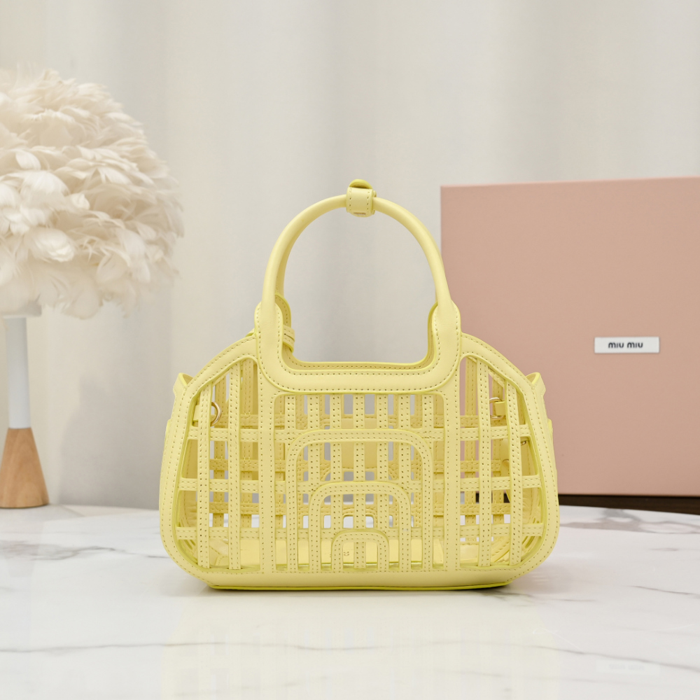Miu Miu Miu Miu Leather Basket 레플리카 11번 이미지 - Bag | 세미샵 레플리카 사이트