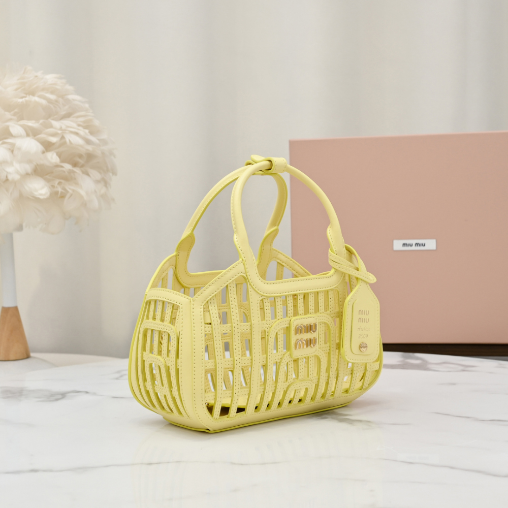 Miu Miu Miu Miu Leather Basket 레플리카 12번 이미지 - Bag | 세미샵 레플리카 사이트