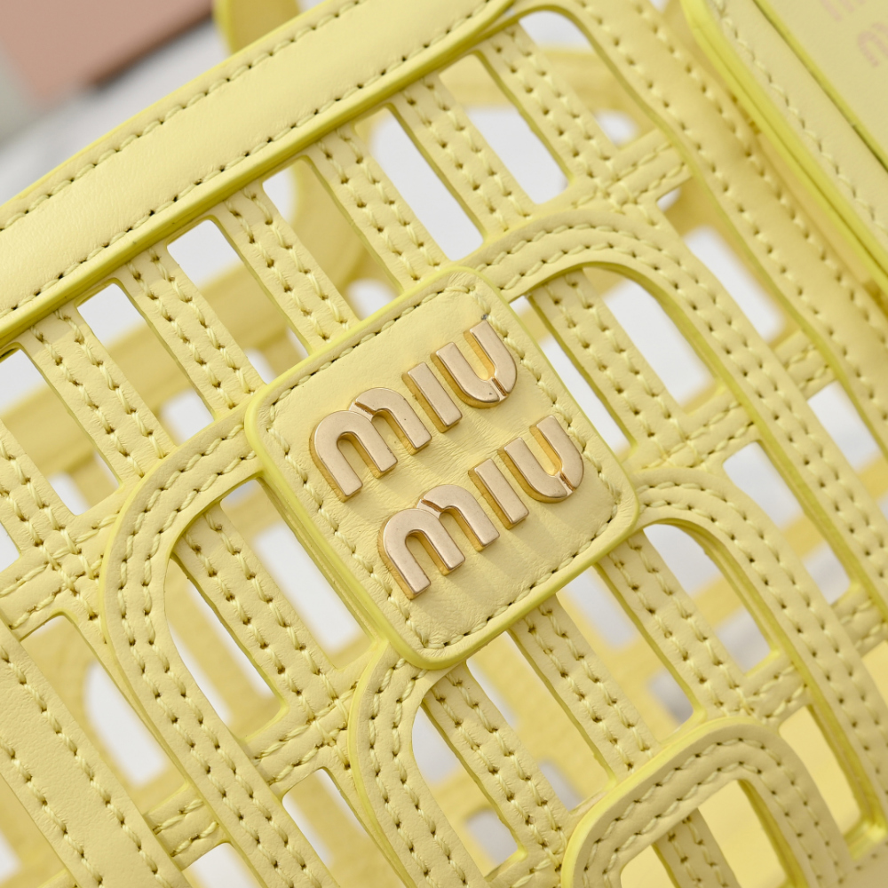 Miu Miu Miu Miu Leather Basket 레플리카 14번 이미지 - Bag | 세미샵 레플리카 사이트