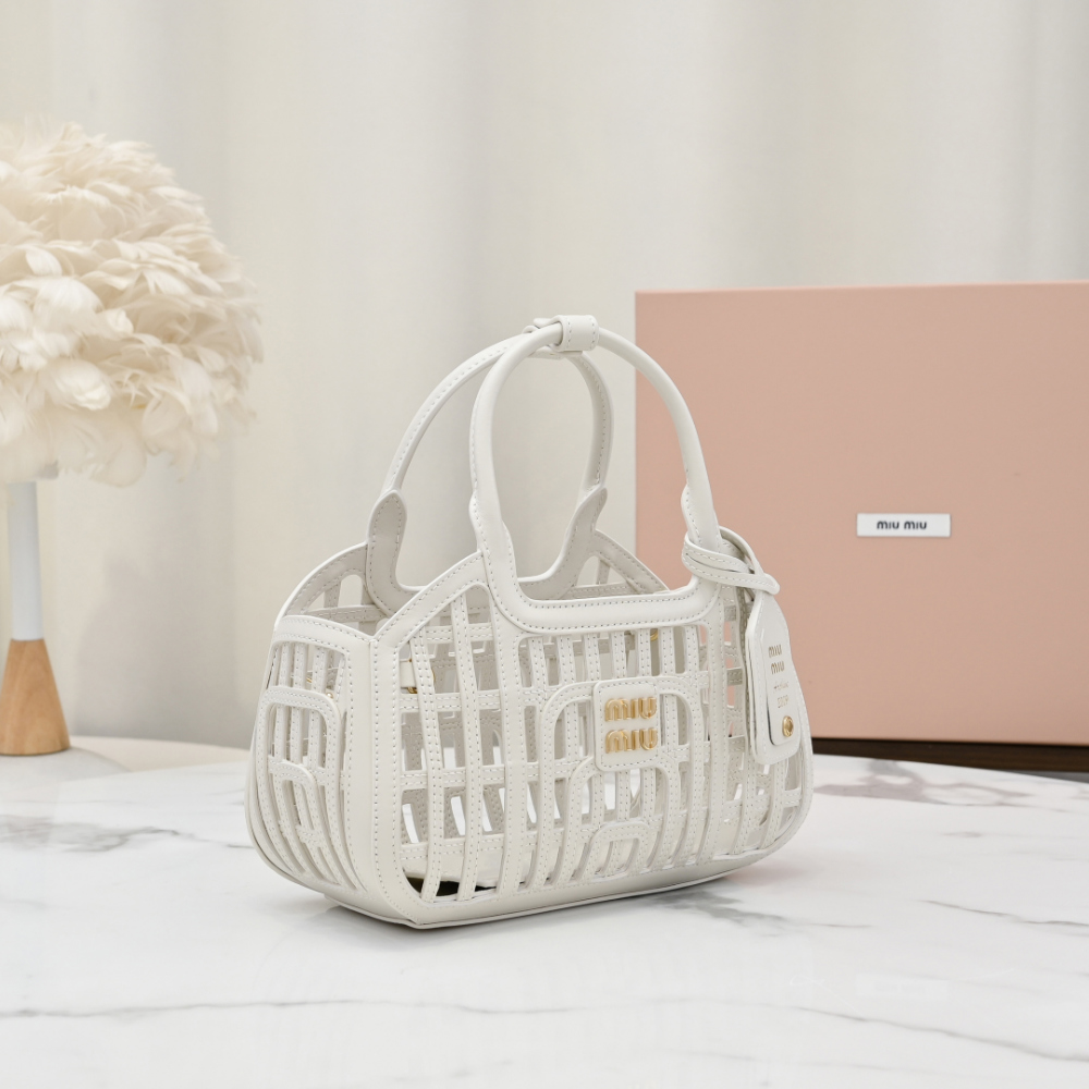 Miu Miu Miu Miu Leather Basket 레플리카 21번 이미지 - Bag | 세미샵 레플리카 사이트