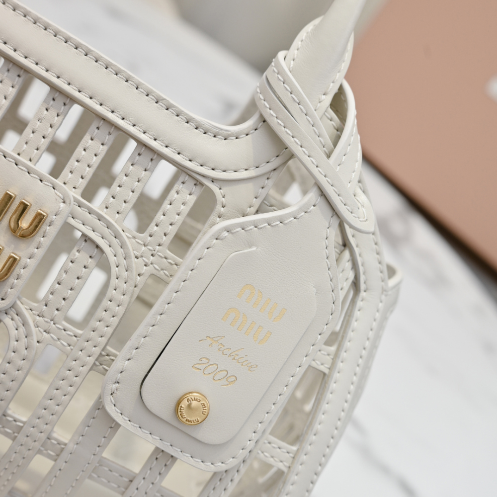 Miu Miu Miu Miu Leather Basket 레플리카 24번 이미지 - Bag | 세미샵 레플리카 사이트