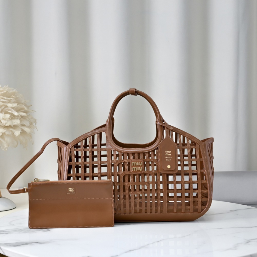 Miu Miu Leather Basket