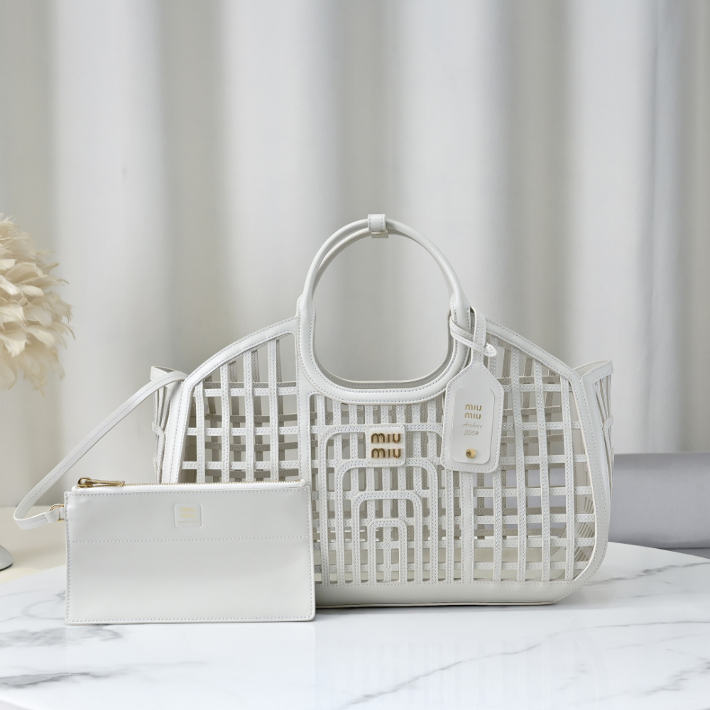 Miu Miu Leather Basket