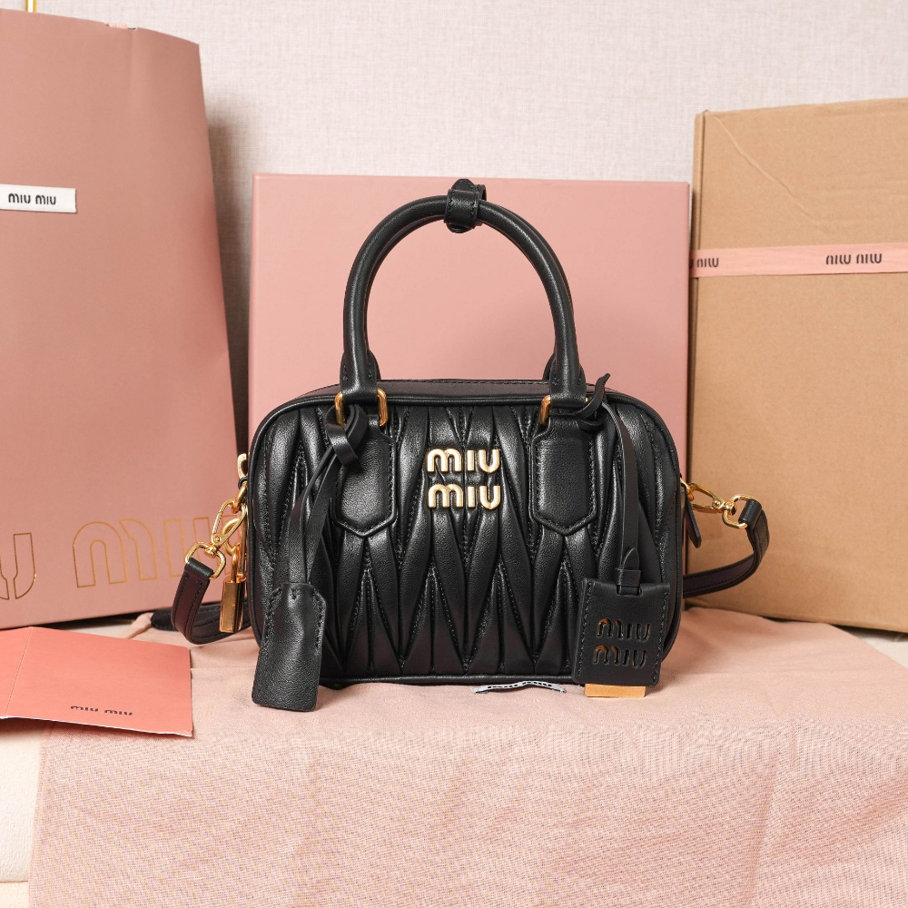 Miu Miu Matelasse Nappa Leather
