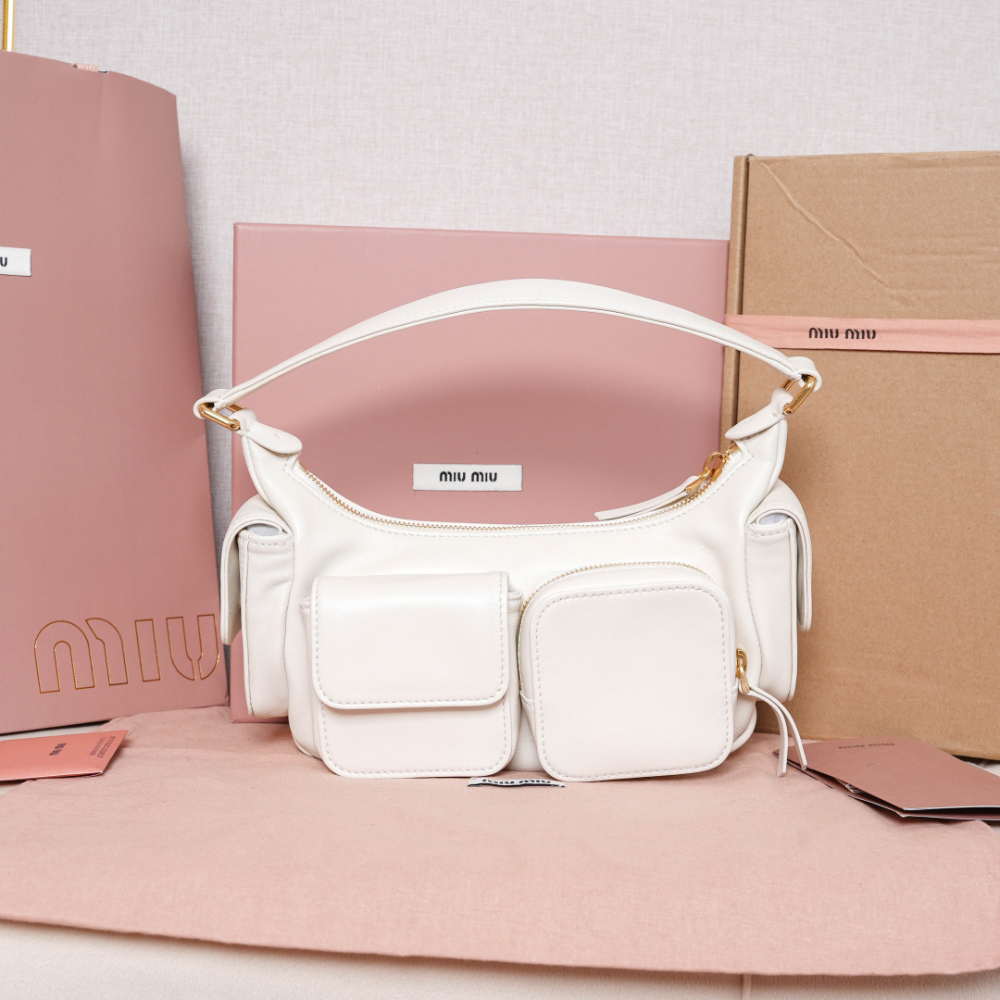 Miu Miu Miu Miu Nappa Leather Pocket 레플리카 2번 이미지 - Bag | 세미샵 레플리카 사이트