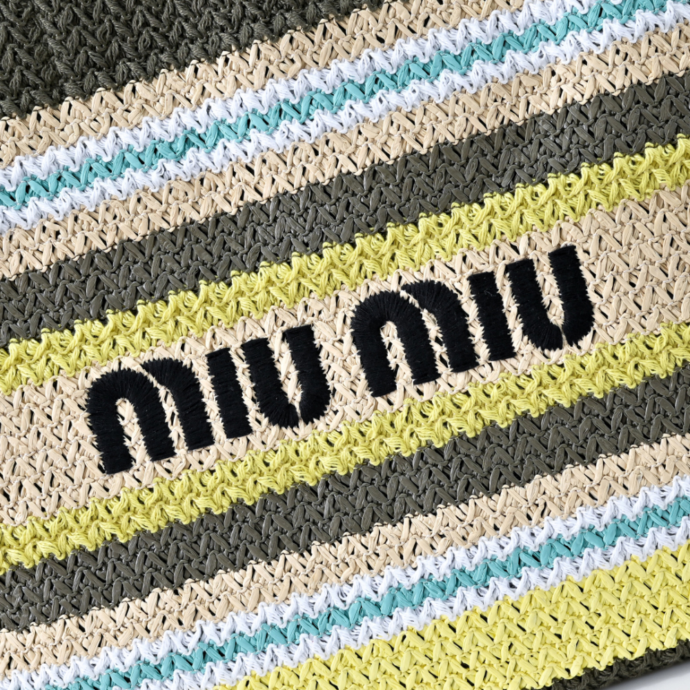 Miu Miu Miu Miu Raffia Woven Tote 레플리카 5번 이미지 - Bag | 세미샵 레플리카 사이트