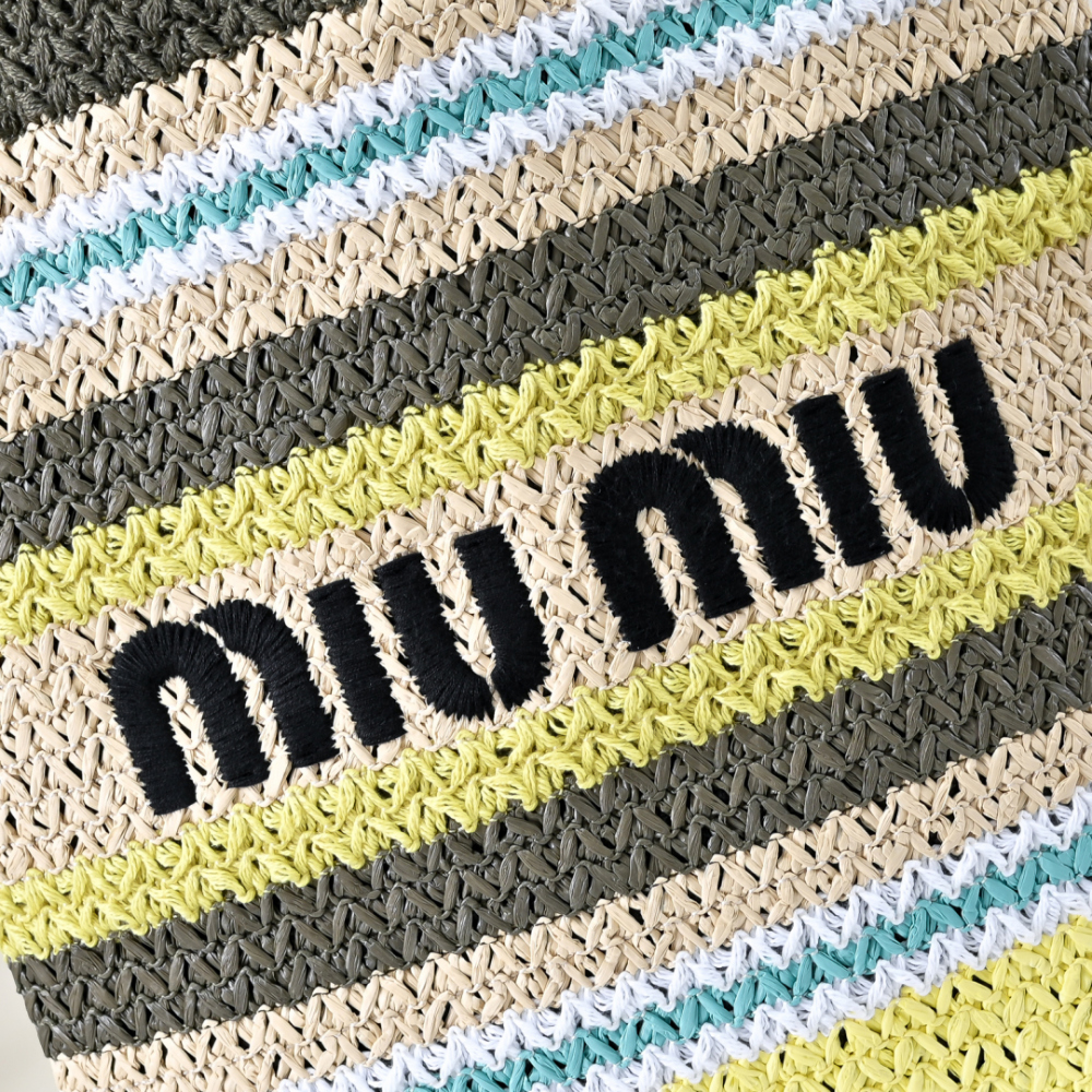 Miu Miu Miu Miu Raffia Woven Tote 레플리카 5번 이미지 - Bag | 세미샵 레플리카 사이트