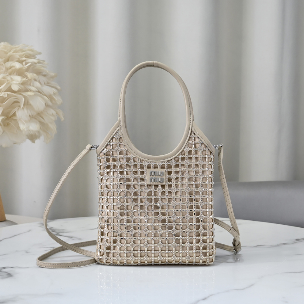 Miu Miu Miu Miu Rete Starlight Crystal Tote 레플리카 2번 이미지 - Bag | 세미샵 레플리카 사이트