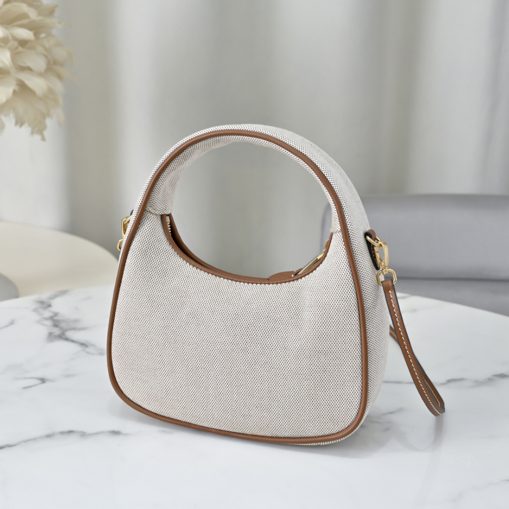 Miu Miu Miu Miu Wander Canvas And Leather 레플리카 2번 이미지 - Bag | 세미샵 레플리카 사이트