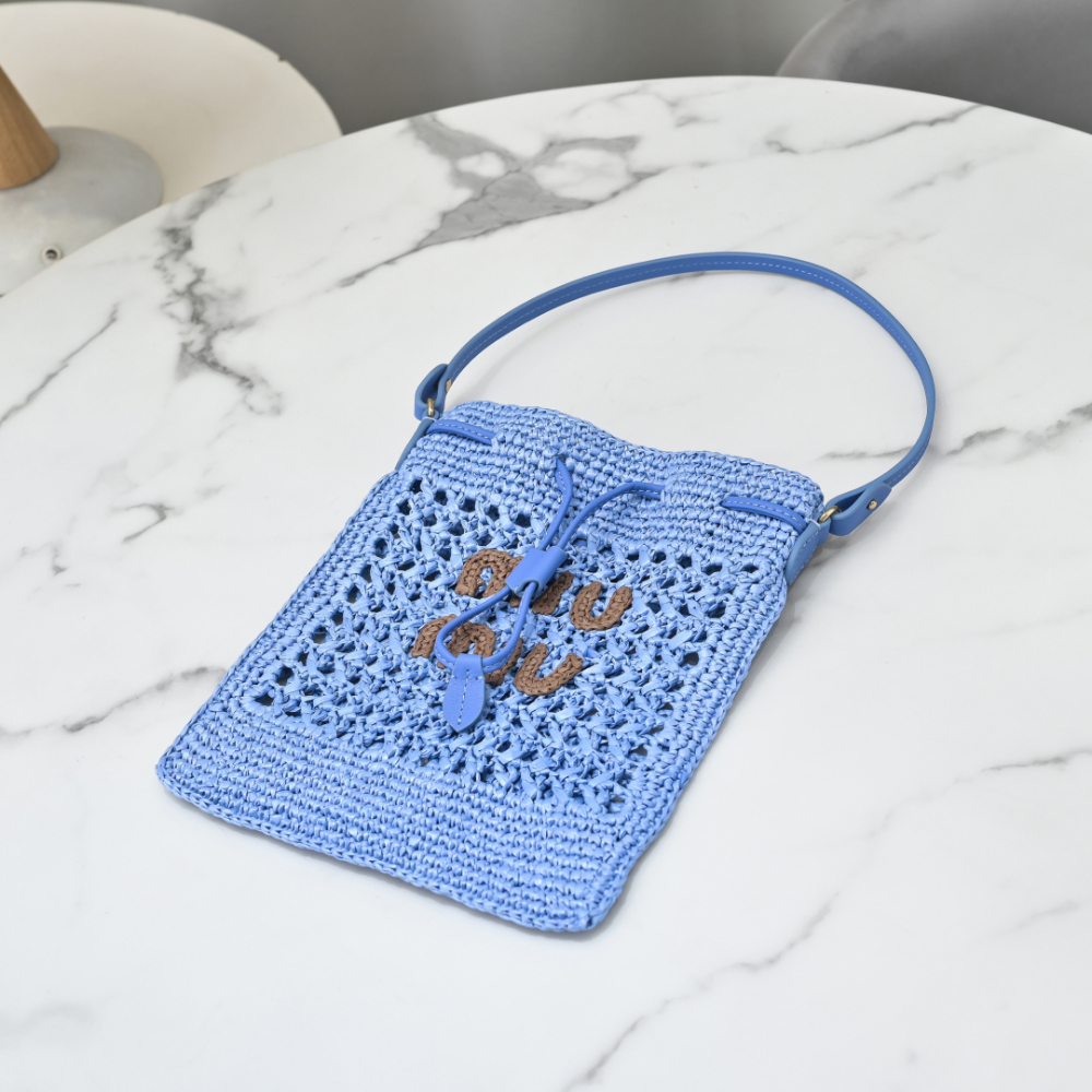 Miu Miu Miu Miu Woven Fabric Mini 레플리카 4번 이미지 - Bag | 세미샵 레플리카 사이트