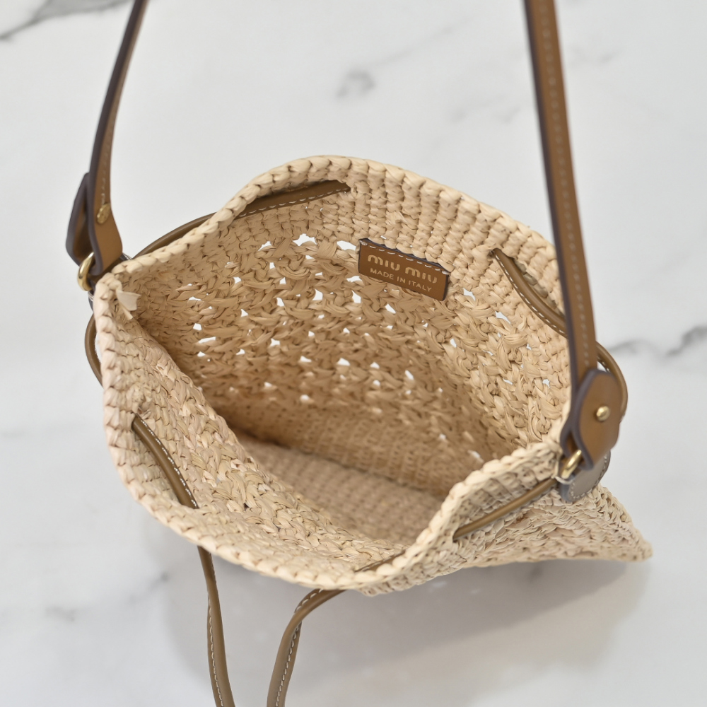 Miu Miu Miu Miu Woven Fabric Mini 레플리카 35번 이미지 - Bag | 세미샵 레플리카 사이트