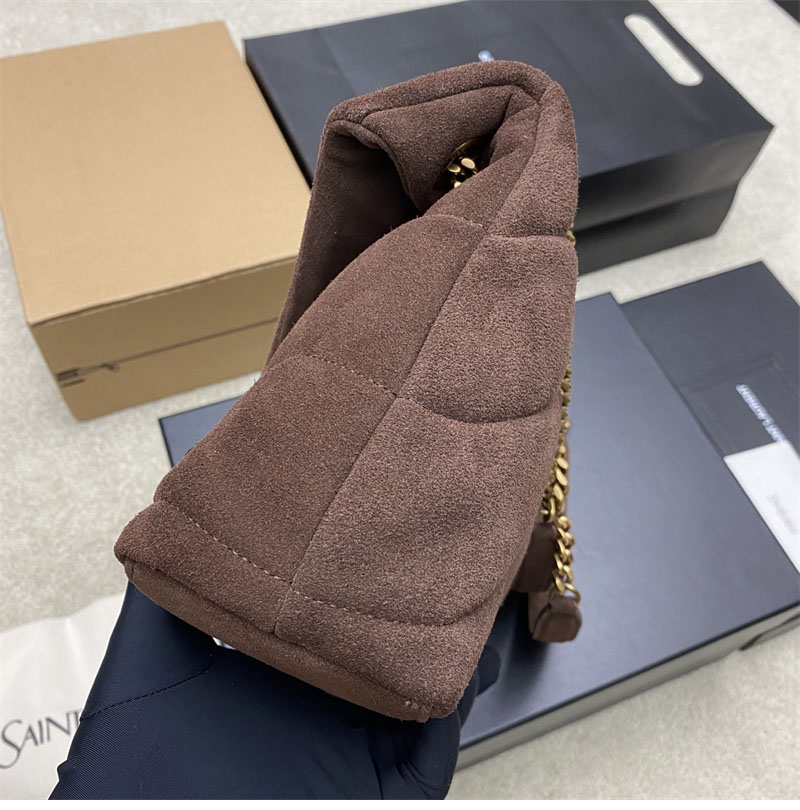 생로랑 생로랑 루루 푸퍼 스웨이드 스몰 숄더 백 577476 레플리카 3번 이미지 - Bag | 세미샵 레플리카 사이트