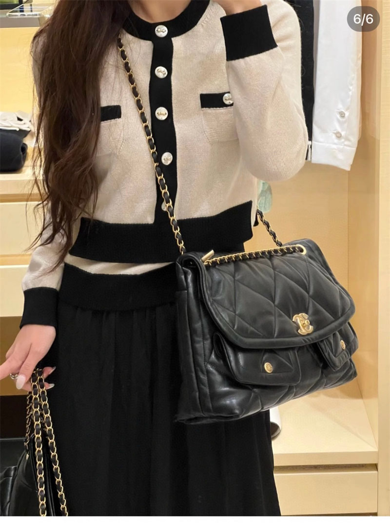 샤넬 샤넬 25K 투 포켓 맥시 플랩백 레플리카 3번 이미지 - Bag | 세미샵 레플리카 사이트