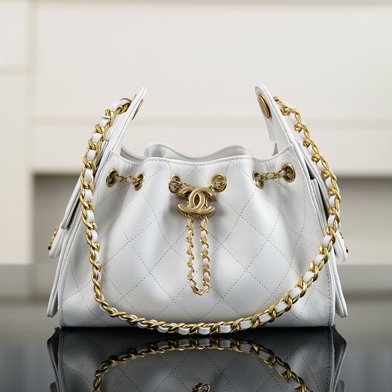 샤넬 샤넬 26C 25 미니 핸드백 화이트 골드메탈 레플리카 3번 이미지 - Bag | 세미샵 레플리카 사이트