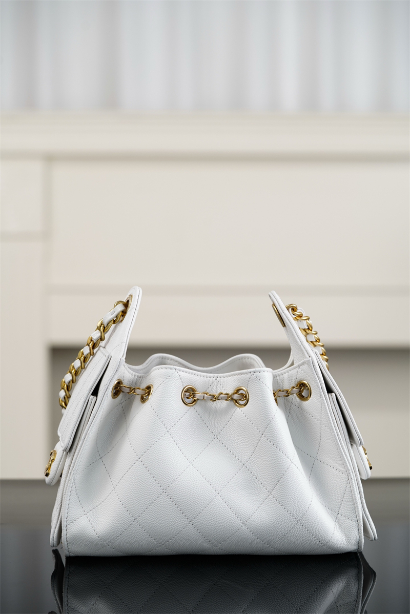 샤넬 샤넬 26C 25 미니 핸드백 화이트 골드메탈 레플리카 7번 이미지 - Bag | 세미샵 레플리카 사이트