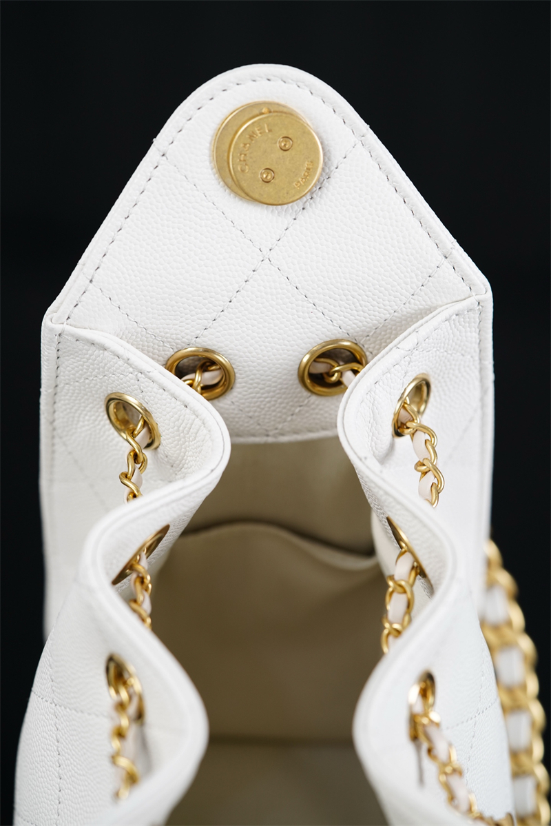 샤넬 샤넬 26C 25 미니 핸드백 화이트 골드메탈 레플리카 9번 이미지 - Bag | 세미샵 레플리카 사이트