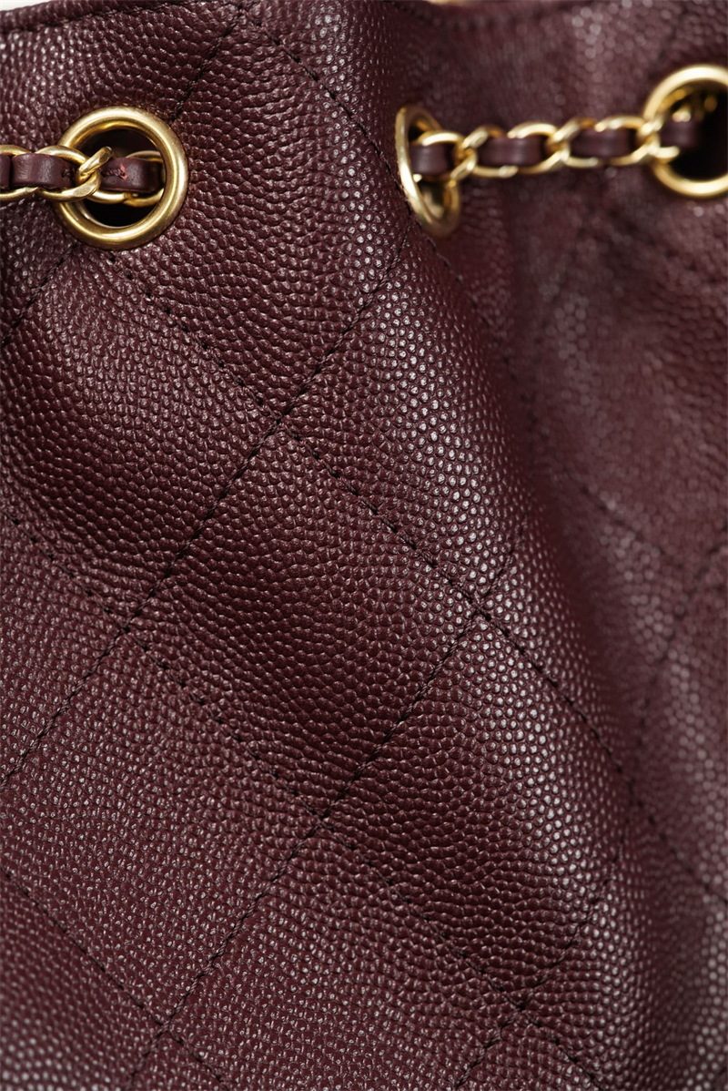 샤넬 샤넬 26C 25 미니 호보 백 그레인드 카프스킨 골드 메탈 버건디 레플리카 3번 이미지 - Bag | 세미샵 레플리카 사이트