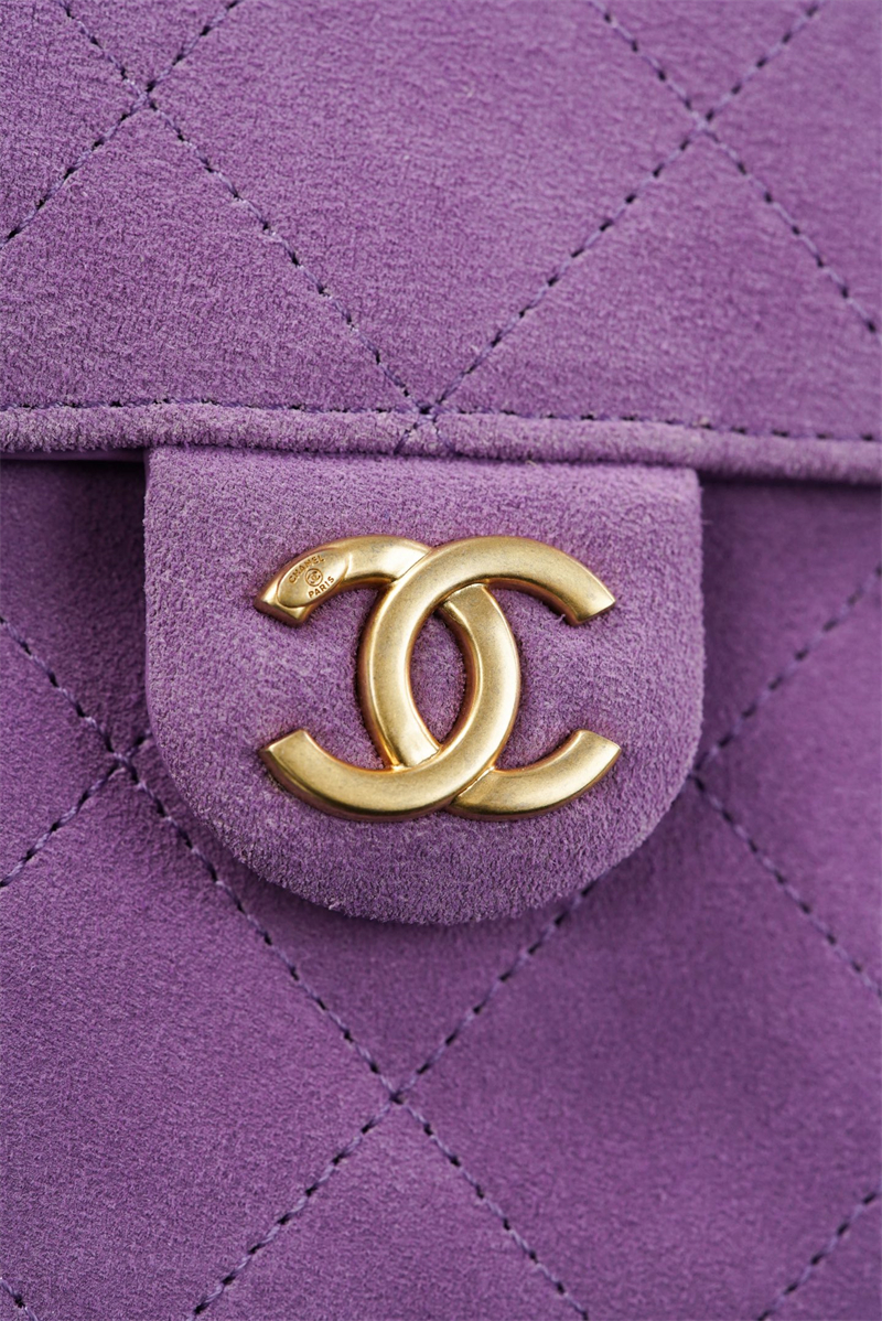 샤넬 샤넬 26C 25 미니 호보 백 스웨이드 퍼플 레플리카 19번 이미지 - Bag | 세미샵 레플리카 사이트