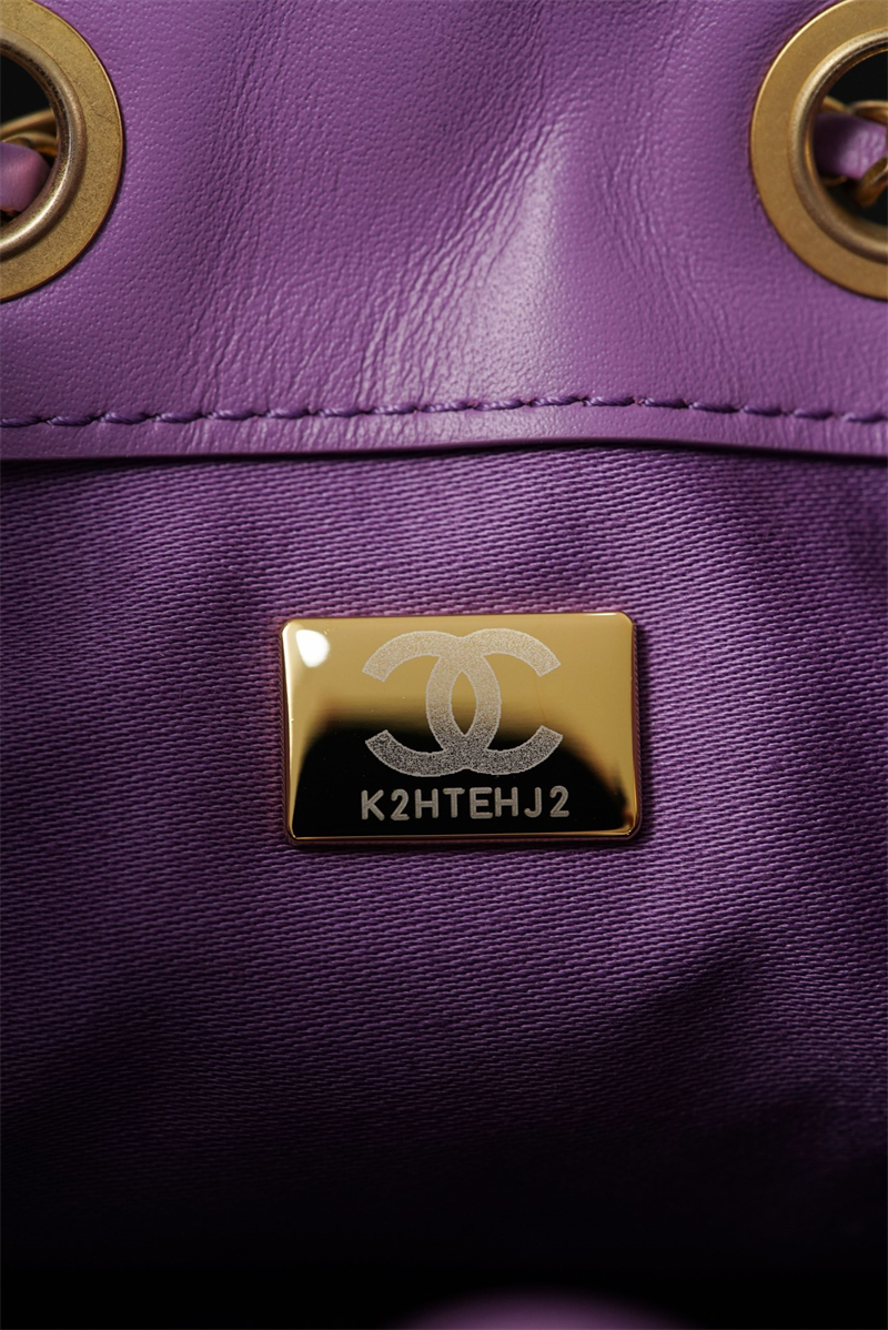 샤넬 샤넬 26C 25 미니 호보 백 스웨이드 퍼플 레플리카 7번 이미지 - Bag | 세미샵 레플리카 사이트