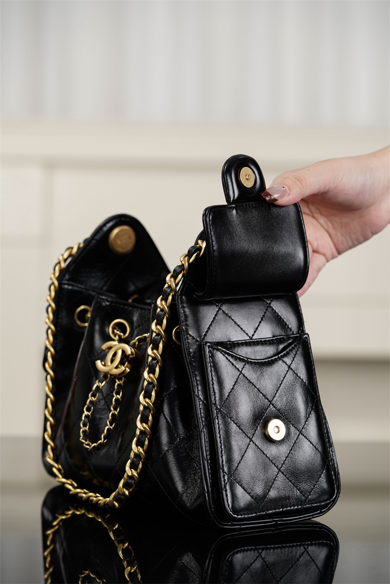 샤넬 샤넬 26C 25백 미니 블랙 골드메탈 레플리카 14번 이미지 - Bag | 세미샵 레플리카 사이트