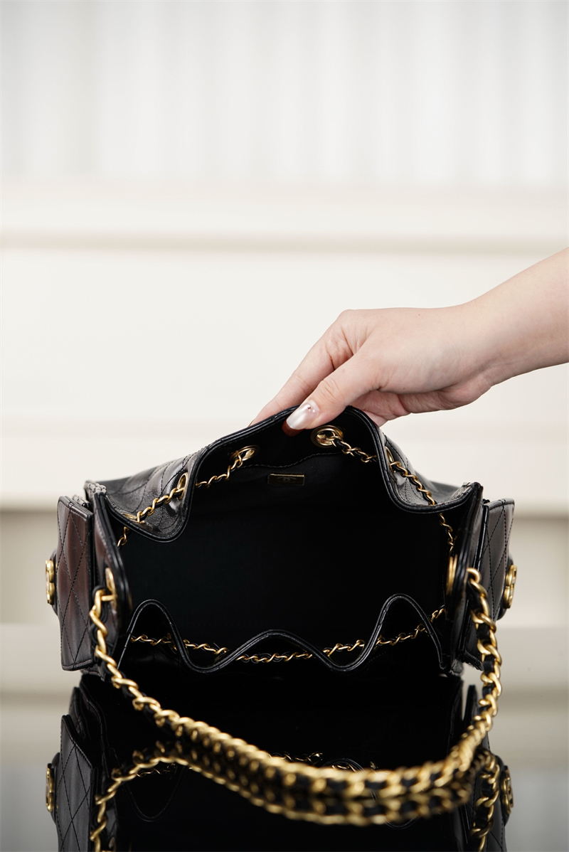 샤넬 샤넬 26C 25백 미니 블랙 골드메탈 레플리카 16번 이미지 - Bag | 세미샵 레플리카 사이트