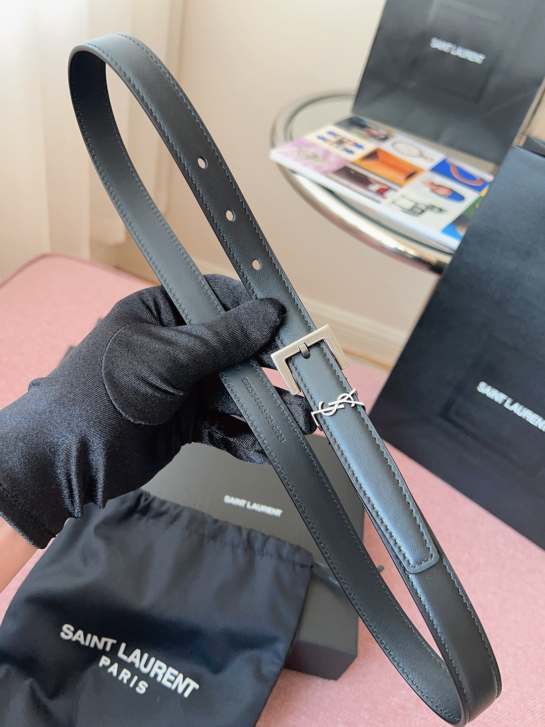 생로랑 생로랑 모노그램 스퀘어 벨트 레플리카 9번 이미지 - 벨트 | 세미샵 레플리카 사이트