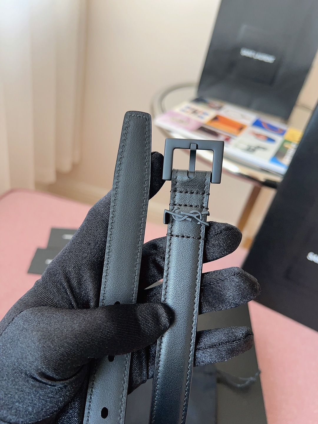 생로랑 생로랑 모노그램 스퀘어 벨트 레플리카 15번 이미지 - 벨트 | 세미샵 레플리카 사이트