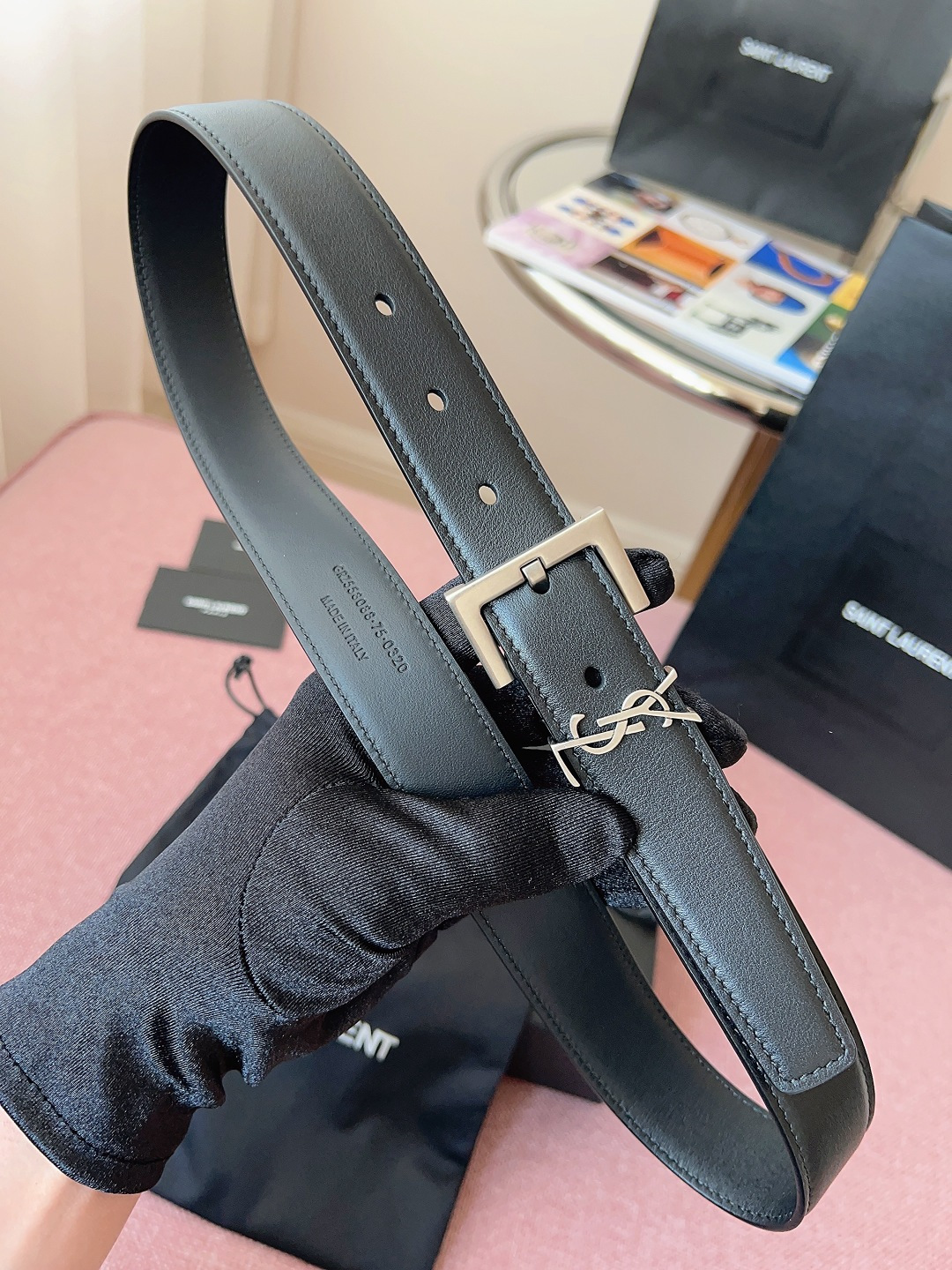 생로랑 생로랑 모노그램 스퀘어 벨트 레플리카 9번 이미지 - 벨트 | 세미샵 레플리카 사이트