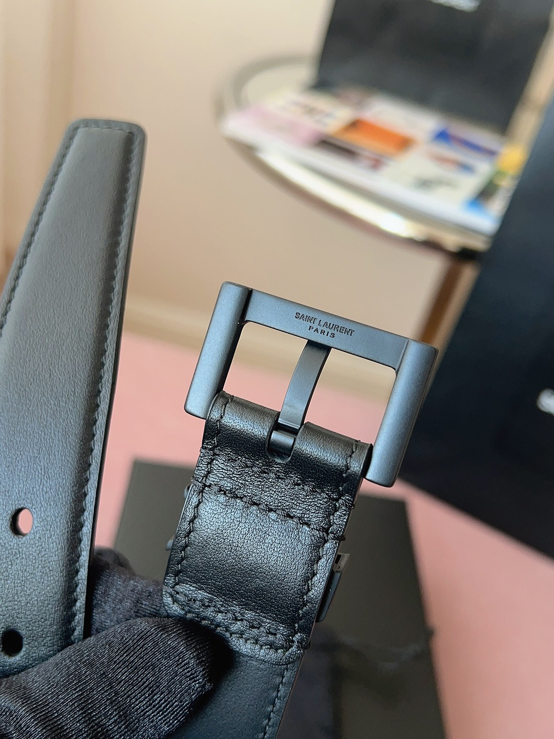 생로랑 생로랑 모노그램 스퀘어 벨트 레플리카 15번 이미지 - 벨트 | 세미샵 레플리카 사이트