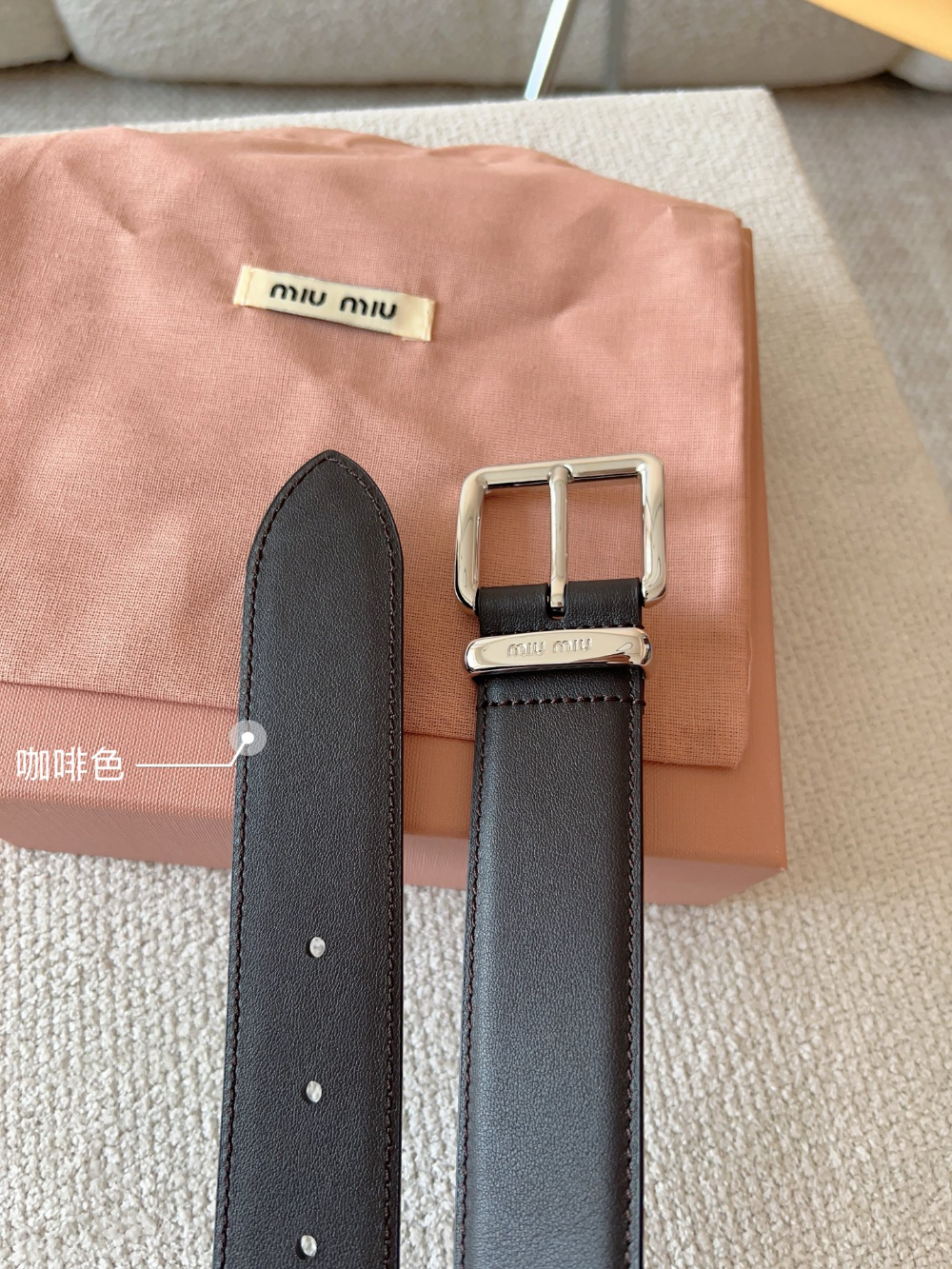 Miu Miu Miu Miu 1 레플리카 6번 이미지 - 벨트 | 세미샵 레플리카 사이트