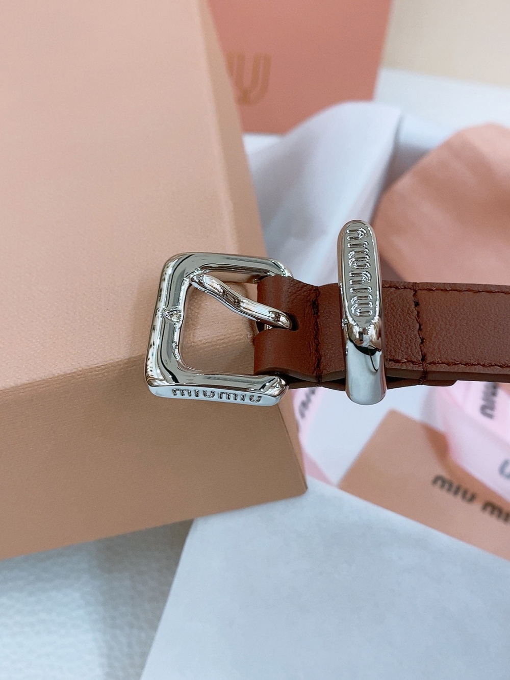 Miu Miu Miu Miu 5 레플리카 17번 이미지 - 벨트 | 세미샵 레플리카 사이트