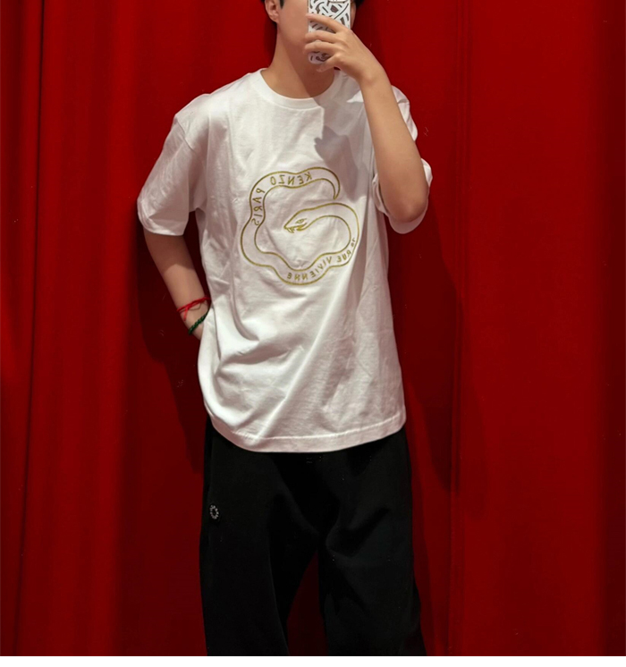 Kenzo 겐조 Lunar New Year 반팔 티셔츠 레플리카 4번 이미지 - 의류 | 세미샵 레플리카 사이트