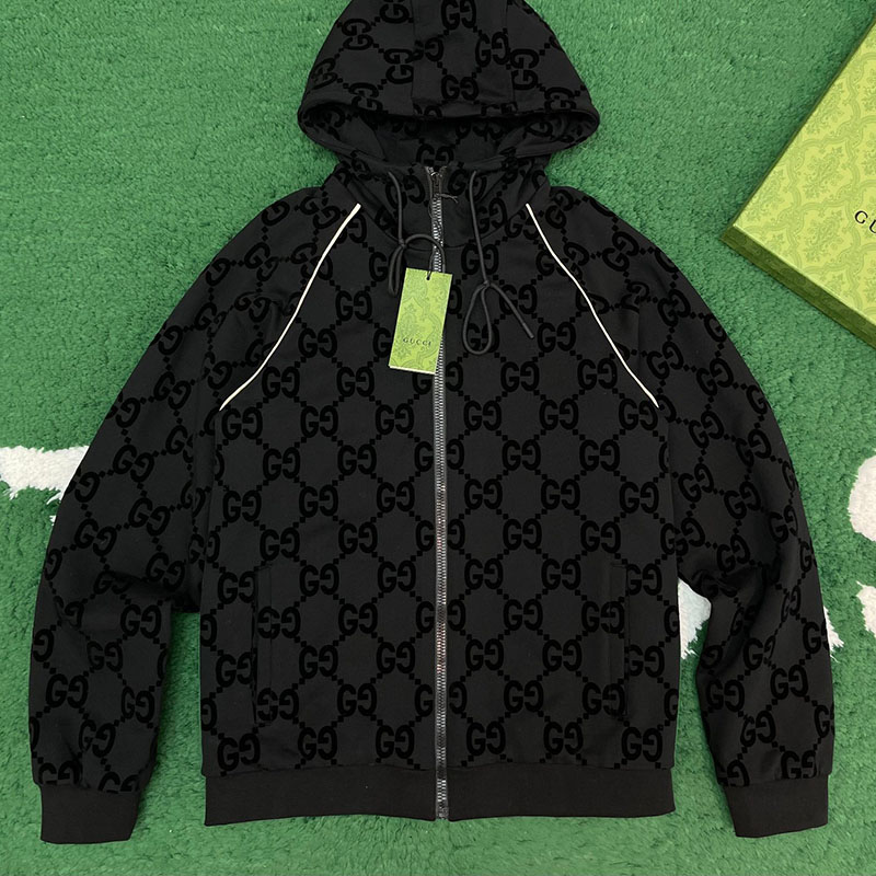 Gucci 구찌 다크그레이 웹 점포 GG 지퍼 자켓 레플리카 1번 이미지 - 의류 | 세미샵 레플리카 사이트