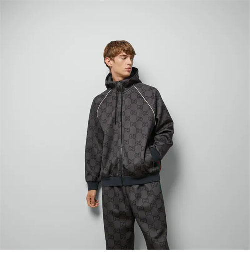 Gucci 구찌 다크그레이 웹 점포 GG 지퍼 자켓 레플리카 3번 이미지 - 의류 | 세미샵 레플리카 사이트
