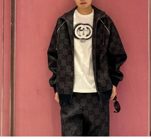 Gucci 구찌 다크그레이 웹 점포 GG 지퍼 자켓 레플리카 7번 이미지 - 의류 | 세미샵 레플리카 사이트