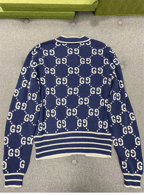 Gucci 구찌 더블 G 로고 자카드 가디건 레플리카 9번 이미지 - 의류 | 세미샵 레플리카 사이트