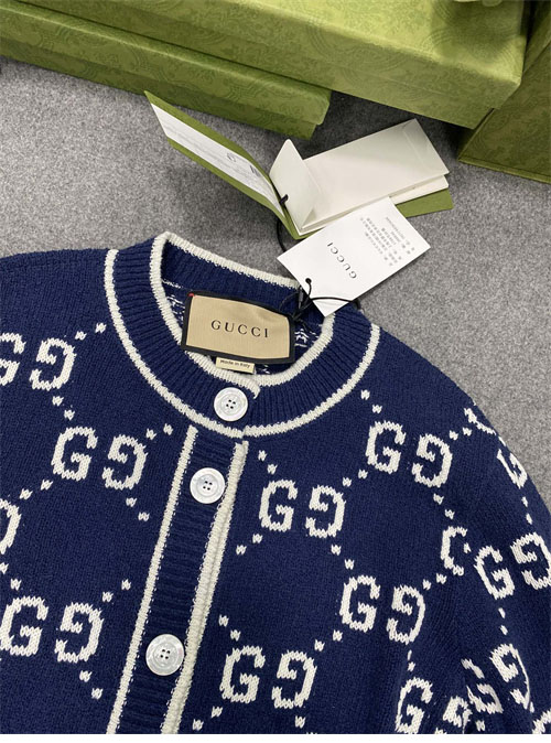 Gucci 구찌 더블 G 로고 자카드 가디건 레플리카 14번 이미지 - 의류 | 세미샵 레플리카 사이트