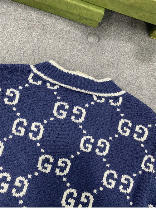 Gucci 구찌 더블 G 로고 자카드 가디건 레플리카 15번 이미지 - 의류 | 세미샵 레플리카 사이트