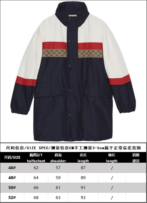 Gucci 구찌 매트 GG 캔버스 패브릭 코트 레플리카 21번 이미지 - 의류 | 세미샵 레플리카 사이트