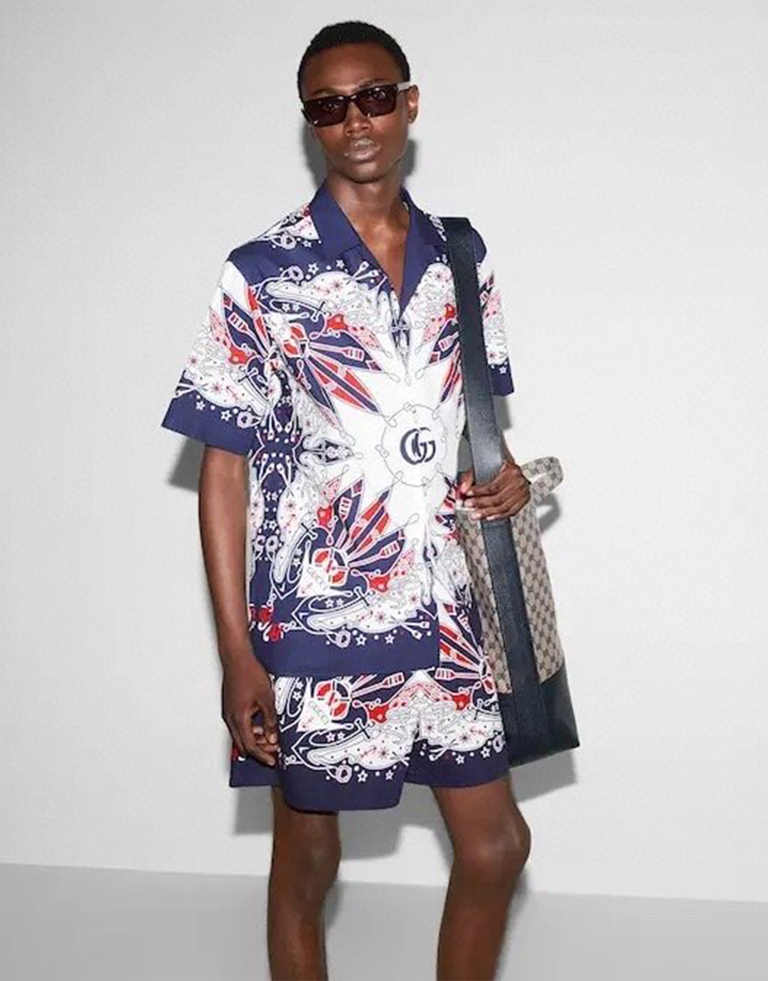 Gucci 구찌 반다나 프린트 코튼 숏 팬츠 “2COLOR” 레플리카 3번 이미지 - 의류 | 세미샵 레플리카 사이트