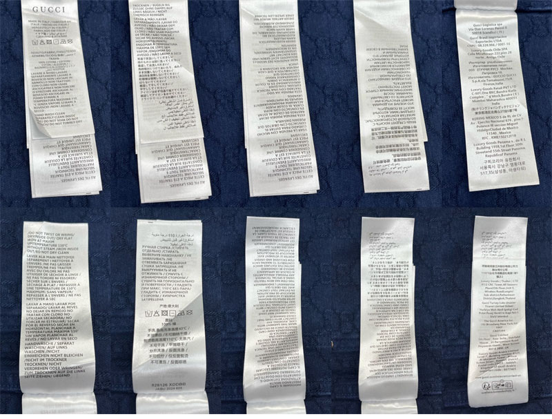 Gucci 구찌 블리치 그라데이션 블리치 GG 코튼 데님 자카드 셔츠 레플리카 13번 이미지 - 의류 | 세미샵 레플리카 사이트