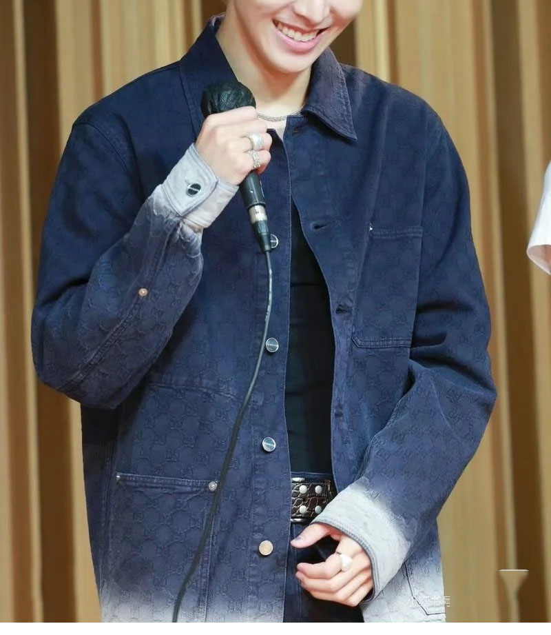 Gucci 구찌 블리치 GG 코튼 데님 자카드 셔츠 레플리카 2번 이미지 - 의류 | 세미샵 레플리카 사이트