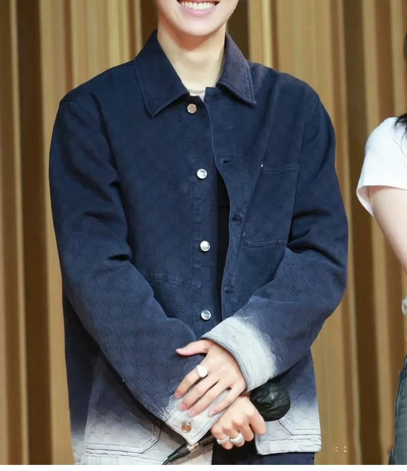 Gucci 구찌 블리치 GG 코튼 데님 자카드 셔츠 레플리카 3번 이미지 - 의류 | 세미샵 레플리카 사이트