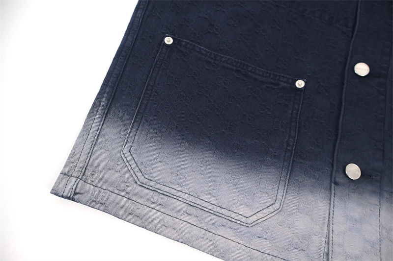 Gucci 구찌 블리치 GG 코튼 데님 자카드 셔츠 레플리카 8번 이미지 - 의류 | 세미샵 레플리카 사이트