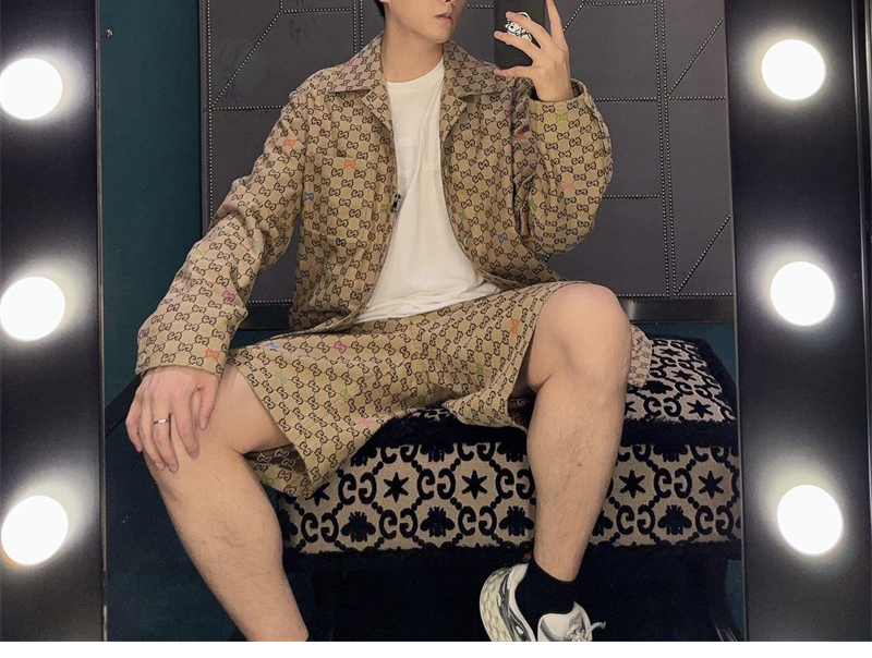 Gucci 구찌 올오버 GG 필 쿠페 캔버스 재킷 레플리카 4번 이미지 - 의류 | 세미샵 레플리카 사이트