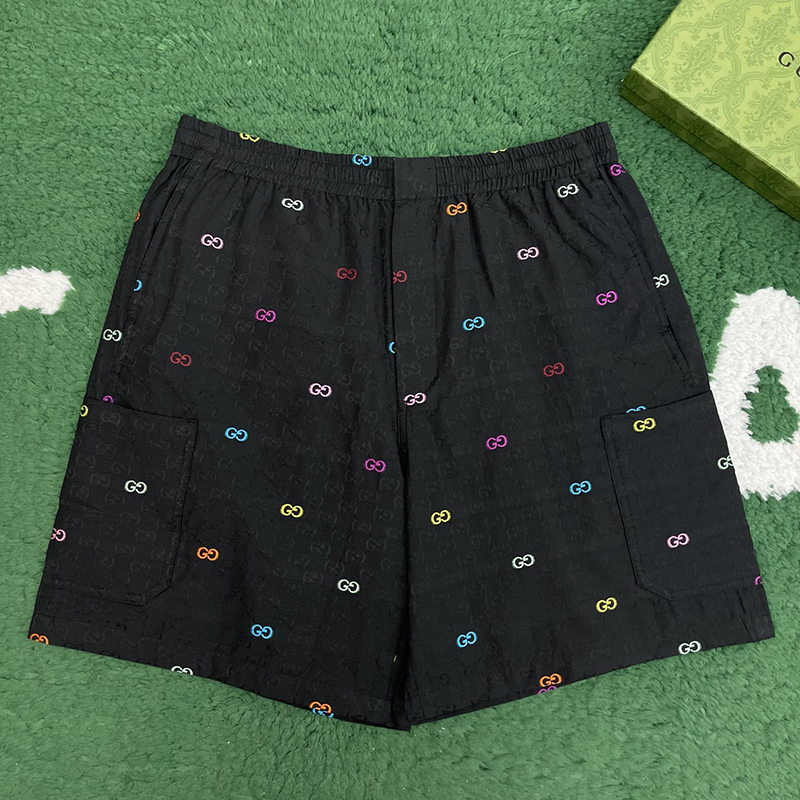 Gucci 구찌 와이드 GG 캔버스 필 쿠페 숏 팬츠 레플리카 1번 이미지 - 의류 | 세미샵 레플리카 사이트